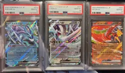 PSA 10 2023 POKEMON JAPANESE CLASSIC HO-OH SUICUNE LUGIA SEQUENTIAL SET - Image 1