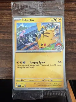 Pikachu Promo 2024 World Championships SVP EN 190 Pokemon Worlds SEALED PROMO - Image 1