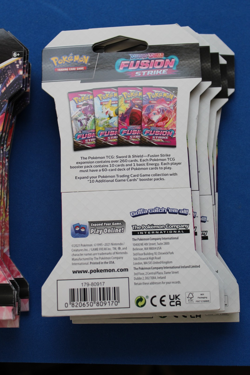 POKEMON SWORD & SHIELD FUSION STRIKE HANGER BOOSTER PACKS GENGAR/MEW 10 PACKS - Image 4