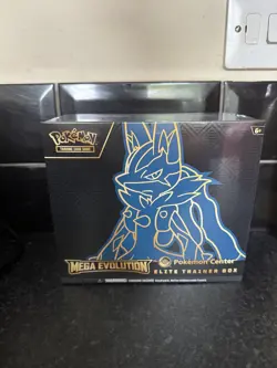 Pokemon Mega Evolution Pokemon Center Elite Trainer Box Etb Lucario NEW SEALED - Image 1