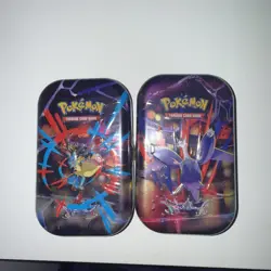 Pokemon TCG Mega Evolution Mini Tin Sealed x2 - Image 1