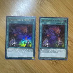 Yugioh! Abomination's Prison MP20-EN182 x2 Ultra Rare 1st Edition VLP/NM - Image 1