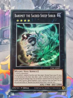 CYAC-EN097 Baromet the Sacred Sheep Shrub Super Rare 1st Edition NM YuGiOh TCG - Image 1