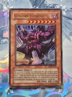 SD2-EN001 Vampire Genesis Ultra Rare 1st Edition LP! YuGiOh TCG - Image 1