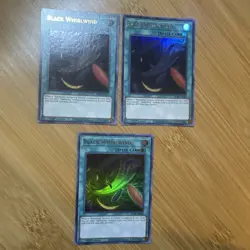 Yugioh! Black Whirlwind BLAR-EN060 x3 Playset Ultra Rare 1st Edition NM - Image 1