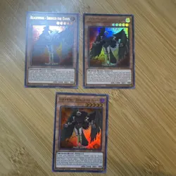 Yugioh! Blackwing - Sirocco the Dawn BLCR-EN058 X3 Playset Ultra Rare 1st Ed NM - Image 1