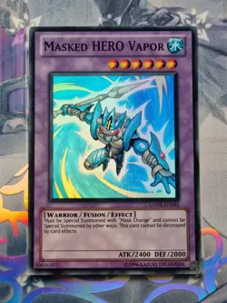 GENF-EN095 Masked Hero Vapor Super Rare Unlimited Edition LP! YuGiOh TCG - Image 1