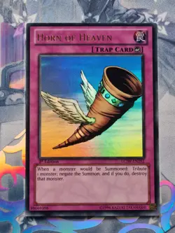 LCJW-EN292 Horn Of Heaven Ultra Rare 1st Edition LP! YuGiOh TCG - Image 1