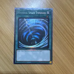 Yugioh! Mystical Space Typhoon RA02-EN048 Collector's Rare 1st Edition NM - Image 1