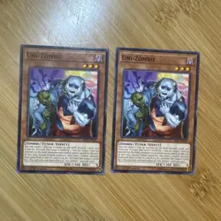 Yugioh! Uni-Zombie SR07-EN019 x2 Common 1st Edition LP/NM - Image 1