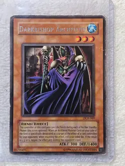 YuGiOh TCG Darkbishop Archfiend - Dark Crisis (DCR) DCR-069 Rare MP - Image 4