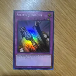 Yugioh! Solemn Judgment MAZE-EN063 Super Rare 1st Edition NM - Image 1