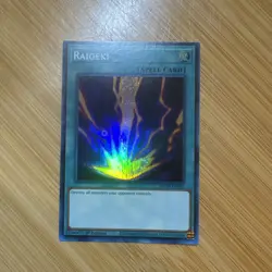 Yugioh! Raigeki SDCH-EN021 Super Rare 1st Edition NM - Image 1