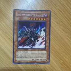 Yugioh! Gorz the Emissary of Darkness DLG1-EN000 Secret Rare Limited Edition MP - Image 1