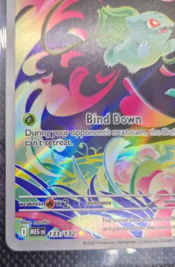 Bulbasaur 133/132 Mega Evolution Pokemon Card Mint Condition Pack Fresh - Image 2