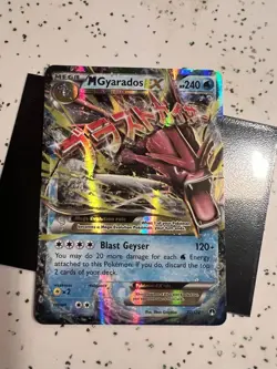 Pokemon Mega Gyarados EX TCG Holo Ultra Rare Card Breakpoint 27/122 - Image 1