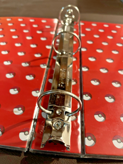 Vintage Nintendo 1999 POKEMON 3-Ring Card Binder. Ash, Pikachu, Misty, Brock! - Image 5