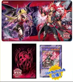 Yugioh Fiendsmith Official Duel Set YCSJ 2024 Osaka Playmat Sleeve Card NEW - Image 1