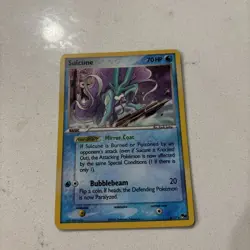 2006 POP Series 2 SUICUNE 4/17 Pokemon Vintage TCG Rare Holo Card - Image 1