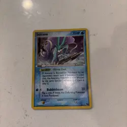2006 POP Series 2 SUICUNE 4/17 Pokemon Vintage TCG Rare Holo Card - Image 3