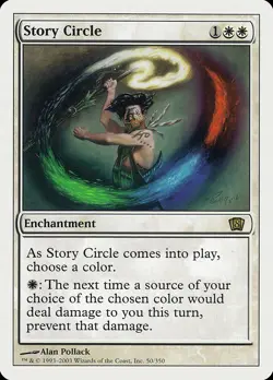 Story Circle 8th Edition NM White Rare MAGIC THE GATHERING MTG CARD ABUGames - Image 1