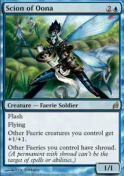 Heavy Play, English MTG Regular Scion of Oona Lorwyn Magic the Gathering - Image 1