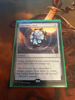 MTG Unwinding Clock Commander 2018 228/307 Regular Rare - Image 1