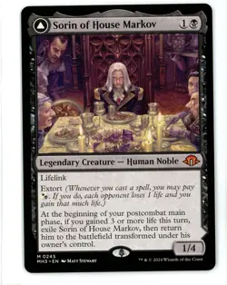 Near Mint - Sorin of House Markov - Modern Horizons 3 - Magic: The Gathering - Image 1