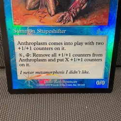 MTG Magic The Gathering - ANTHROPLASM, Urza’s Legacy, FOIL - Image 2