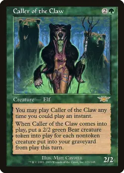 MTG - CALLER OF THE CLAW - Legions (R) - Image 1