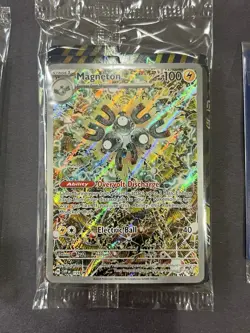 Pokemon TCG Magneton 159 Holo Surging Sparks Promo [2 Extra promos Included] - Image 5