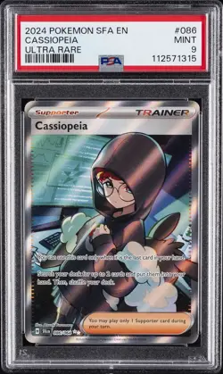 2024 POKEMON SFA EN-SHROUDED FABLE ULTRA RARE #086 CASSIOPEIA PSA 9 - Image 1