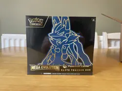 POKEMON CENTRE TCG Mega Evolutions Lucario Elite Trainer Box ETB - Image 1