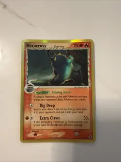 Pokemon TCG Heracross Reverse Holo 3/101 EX Dragon Frontiers 2006 Delta Species - Image 3