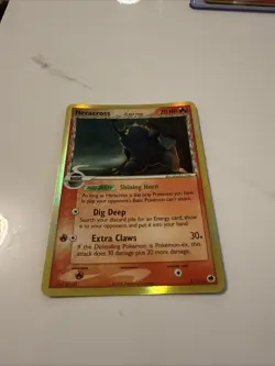 Pokemon TCG Heracross Reverse Holo 3/101 EX Dragon Frontiers 2006 Delta Species - Image 4
