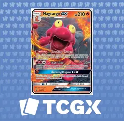 Pokemon - Magcargo GX - 44/214 - SM Lost Thunder - Holo - Ultra Rare NM - Image 1