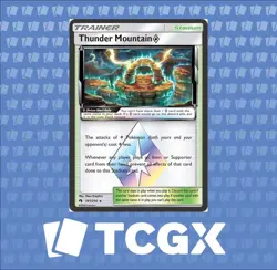 Pokemon - Thunder Mountain Prism Star - 191/214 - SM Lost Thunder - Holo MP - Image 1