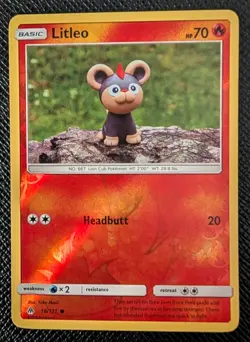 Pokemon Litleo Forbidden Light 18/131 Reverse Holo Common - LP - Image 1