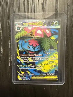 Pokemon Mega Evolution Mega Venusaur EX Ultra Rare 155/132 NM - Image 1