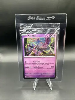 Xerneas 064/132 SEALED Pokemon: Mega Evolution Stamped Promo Best Buy Exclusive - Image 1