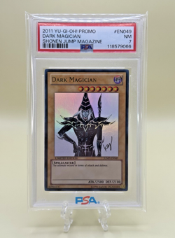2011 Yu-Gi-Oh - Dark Magician Promo - Shonen Jump Magazine EN049 NM PSA 7 - Image 1