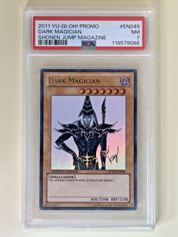 2011 Yu-Gi-Oh - Dark Magician Promo - Shonen Jump Magazine EN049 NM PSA 7 - Image 2