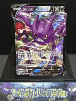 Pokemon Card Crobat V Tg20/tg30 Lost Origin Full Art Rare Played - Image 1