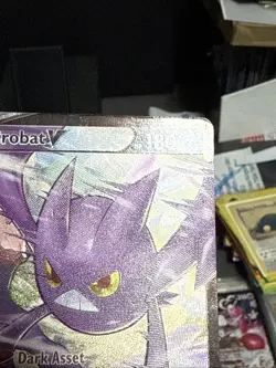 Pokemon Card Crobat V Tg20/tg30 Lost Origin Full Art Rare Played - Image 4