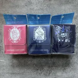 Pokemon Official Card Game Flip Deck Case Sylveon Ceruledge Chandelure Set - Image 1