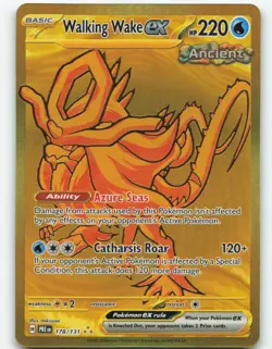 Walking Wake EX 178/131 Gold Pokemon Card - Image 1