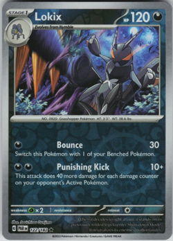 Lokix 122/182 | Paradox Rift | Rare | Reverse Holo | NM Pokemon Card - Image 1