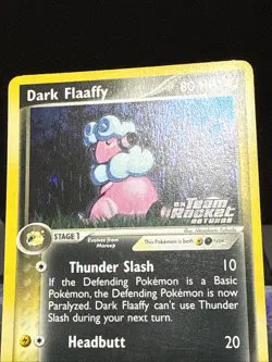 Pokemon Card Dark Flaaffy 33/109 Team Rocket Returns STAMPED Reverse Holo NM - Image 3