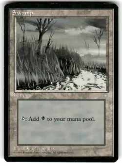 Swamp (354) Ice Age Regular MTG NM/LP - Image 1