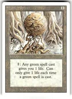 Wooden Sphere Revised Edition Regular MTG - Image 1